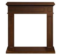 Marco de chimenea revestimiento de madera L89,5xH90,5xP28 Jefferson Noce