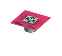Marco de rejilla TECEdrainpoint S, plástico, 100x100mm, incl. rejilla de diseño y manguito de obturación Seal System, 3660020