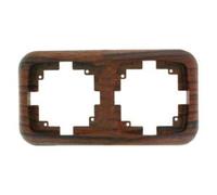 Marco doble para mecanismos 36.530 madera