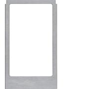 Marco grande angular de diseño en acero inoxidable cepillado - WD2243