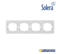 Marco horizontal para 4 elementos blanco 296x81x10mm s.europa solera