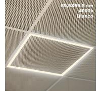 Marco panel led 48w 4000k lorenzo 1,5x59,5x59,5 cm aluminio 4400lm cor
