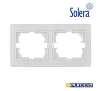 Marco para 2 elementos horizontal blanco 154x81x10mm s.europa solera