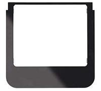 Marco redondeado, serie berker KNX Touch Control de hager, negro, brillo