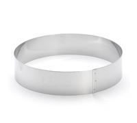 Marco redondo para hornear 20 x 4,5 cm, acero inoxidable, de Buyer