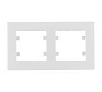 Marco serie lumina intense (WL5720) 2 elementos horizontal color blanco polar