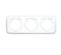 Marco triple mecanismo LILLE, color blanco de Electro DH 36.535/MT/B 8430552137879