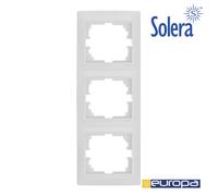 Marco vertical para 3 element blanco 81x225x10mm s.europa solera