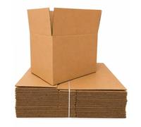 MARCPRINT Pack de 20 cajas carton ideal para envíos - almacenaje - mudanzas | Cajas de cartón medidas: 40x30x25 cm | cajas carton pequeñas canal simple reforzado. Modelo 7