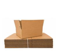 MARCPRINT Pack de 20 cajas carton ideal para envíos - almacenaje - mudanzas | Cajas de Envío medidas: 40x30x12 cm | cajas carton pequeñas canal simple reforzado. Modelo 6