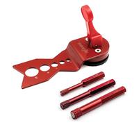 MARCRIST Juego de brocas para perforación en seco de baldosas de diamante, modelo PG750X, de 4 piezas
