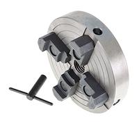 marddpair Portabrocas de torno de madera de 6 pulgadas y 4 mordazas, 1 rosca de 8 TPI con mandíbulas reversibles ajustables de forma independiente