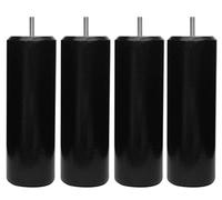 Margot 3700527820538 - Cilindro (4 Patas de somier, Color Negro, 7 x 7 x 20 cm)