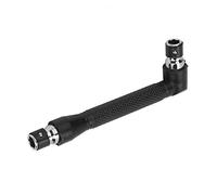 Marhynchus 1/4 Mini cabeza doble L Llave de tubo Destornillador Llave de cabeza Varilla en forma de L Acero galvanizado