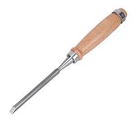 Marhynchus 2 Piezas de 6 Mm de Cincel Plano de Acero Cromado de Vanadium Herramienta de Carpintería Duradera con de Madera para Uso de Carpintería