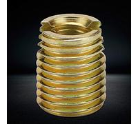 Marhynchus 20 piezas insertos de rosca 302 accesorios de hardware de inserción de rosca autorroscante de acero al carbono(Interior M10 * 1,5 Exterior M14 * 1,5)