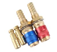 Marhynchus Adaptador de Gas Refrigerado por Agua, Conector Rápido de Latón para Soplete de Soldadura PTA DB MIG con Conector de 10 Mm (10mm)