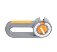 Marhynchus Afilador de Cocina, Afilador de Cuchillas de Varilla de Cerámica de Acero de Tungsteno con Ranuras 6 en 1, Ergonómico con Base Antideslizante, para Cuchillos, Tijeras, Cortadores en la