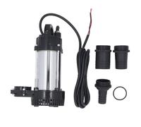 Marhynchus Bomba Sumergible de 260 W CC 24 V, Bomba de Agua de Alta Elevación con Motor de Cobre de Acero Inoxidable con Salida de 1 Pulgada, 1,5 Pulgadas, 2 Pulgadas, para Jardín