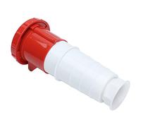 Marhynchus Conector Industrial Impermeable 63A, 4 Pines 3P+E 380-415V | Enchufe de Alimentación de Contacto de Cobre Sólido, Entrada de Cable de 6-16 mm², Sello Subacuático IP67, Maquinaria de