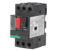 Marhynchus Disyuntor de Motor, Control de Botón 1-1.6A Protector de Sobrecarga del Motor de Liberación Magnética Térmica AC690V, con Reinicio Manual y Dial Ajustable Preciso, para
