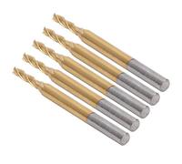 Marhynchus Fresa Plana de Metal Duro de 3 Flautas, de 3.175 Mm con | Broca para tallar en relieve 3D, diámetro de corte de 2 mm, longitud de flauta de 8 mm, total de 40 mm, para grabado CNC de