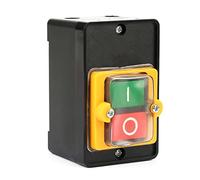 Marhynchus Interruptor de Botón Impermeable, AC220V/380V 10A, Autobloqueo para Control de Motor, Aplicación de Maquinaria Industrial
