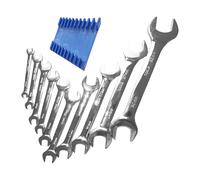 Marhynchus Juego de Llaves de Doble Boca de 10 Piezas, Herramienta de Acero Al Carbono para Reparación de Automóviles y Mantenimiento del Hogar