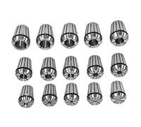 Marhynchus Juego de Pinzas de Resorte ER25, 15 Piezas de Pinzas CNC de Acero Al Carbono para Fresado, Perforación, Perforación, Rango de Sujeción de 2 Mm a 16 Mm, Accesorios para Máquinas de Grabado