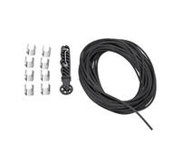 Marhynchus Kit de Reemplazo de Estrías de Pantalla, 15 M, 3,5 Mm de Diámetro, Estrías de Goma con Rodillo y Herramienta de Gancho para Reparación de Puertas de Ventanas, Puertas C