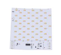 Marhynchus Panel LED Flexible PCB Flexible Lámpara Solar Panel LED 51 Cuentas 3 Modos de Iluminación 3.7V para Antorcha Solar Lámpara de Vela Jardín Patio Decoración Al Aire Libre