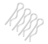 Marhynchus Pasador de Retención de Fijación con Pasador R, Surtido de Pasadores de Chaveta Duraderos Chapados en Zinc, 4 Tamaños de 1,6 Mm a 2,5 Mm para Aplicaciones Industriales (1,8*35mm (30 uds))