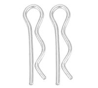 Marhynchus Pasador de Retención de Fijación con Pasador R, Surtido de Pasadores de Chaveta Duraderos Chapados en Zinc, 4 Tamaños de 1,6 Mm a 2,5 Mm para Aplicaciones Industriales (1,6*28mm (30 uds))