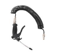 Marhynchus Pistola de Soplado de Aire, Diseño Negro, Fuerte Potencia de Soplado, Ideal para la Belleza del Hogar y el Automóvil, con Manguera Pequeña con Conector UE