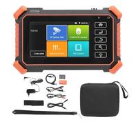 Marhynchus Probador de Cámara IP de Seguridad, Probador de CCTV con Pantalla Táctil IPS de 4 Pulgadas con Soporte 8K H.265+ para Pruebas de Cámara de Red AHD CVI TVI 8MP (Enchufe Europeo de 100 a