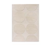Marimekko Alfombra de lana Isot Kivet Natural White. 200x280 cm