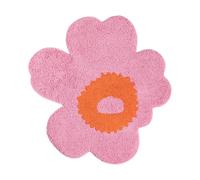 Marimekko Alfombrilla de baño Unikko 73x74 cm Pink-orange