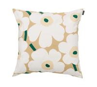 Marimekko Funda de cojín Pieni Unikko 50x50 cm Sand-white-hay-emerald