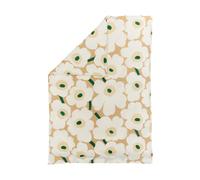 Marimekko Funda nórdica Unikko 150x210 cm Sand-off white-hay-emerald