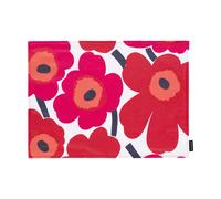 Marimekko Individual de mesa Pieni Unikko de acrílico Blanco-rojo