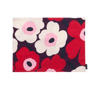Marimekko Individual de mesa Pieni Unikko de acrílico Plum-cranberry-off white-rose