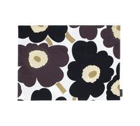 Marimekko Individual de mesa Pieni Unikko de acrílico White-gris oscuro-beige