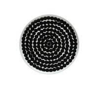 Marimekko Plato Räsymatto Ø20 cm negro-blanco