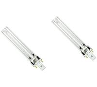 MARINE COLOR Lámpara de bombilla UV 2 piezas 5w 7w 9w 11w 13w, bombilla de repuesto UV PLS para filtro de estanque UVC y clarificadores (7w)