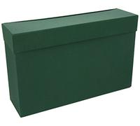 Mariola 16805 - Caja transferencia cartón forrado folio clasificador A-Z, color verde