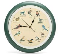 Mark Feldstein and Associates Original - Reloj de Pared con diseño de pájaro Cantante, 33 cm