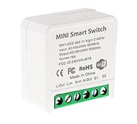 MARKELL Mini Interruptor de Relé WiFi Inteligente, MóDulo de Interruptor de Luz con Temporizador de Bricolaje AplicacióN Smart Life/Tuya, Control Remoto InaláMbrico