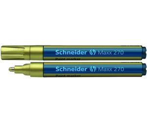 Marker olejowy SCHNEIDER Maxx 270 okragly 1-3mm zloty