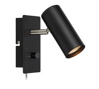 Markslöjd Barcelona lámpara de pared 1x12 W negro 107345