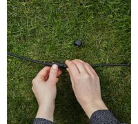 Markslöjd Cable alargador Garden 24, negro, 5 m